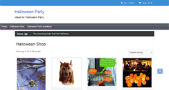 Desktop Screenshot of halloweenpartyconcepts.com